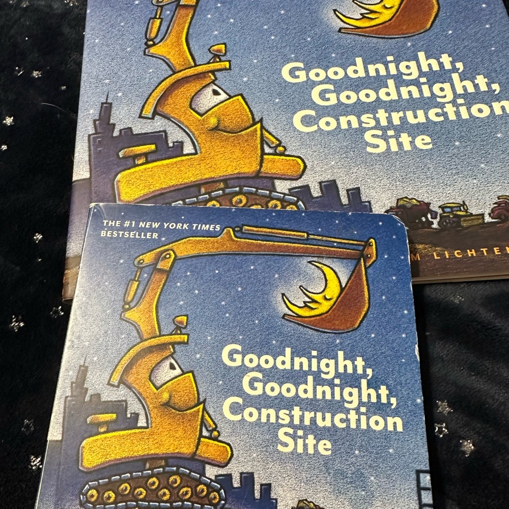 Good Night Construction Site Board and Regular